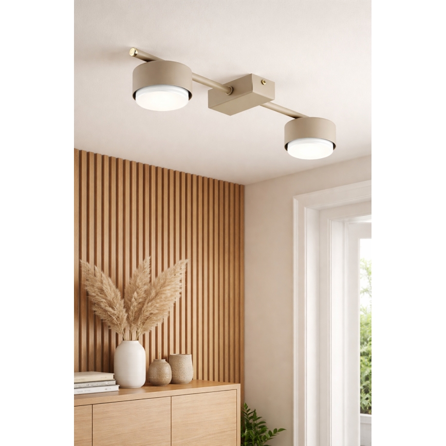 Brilagi - LED-inbouwspot MONO 2xGX53/12W/230V beige