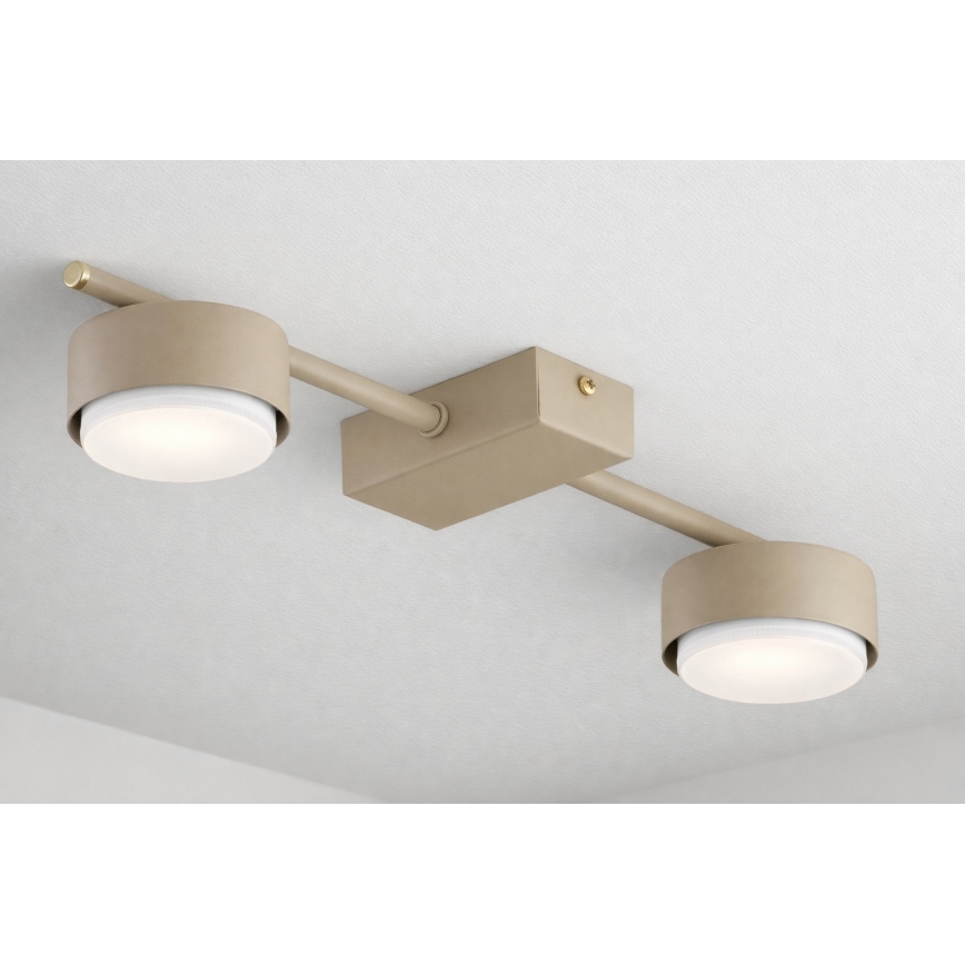 Brilagi - LED-inbouwspot MONO 2xGX53/12W/230V beige