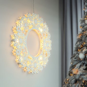 Brilagi - LED kerstdecoratie LED/2xAA 30 cm krans