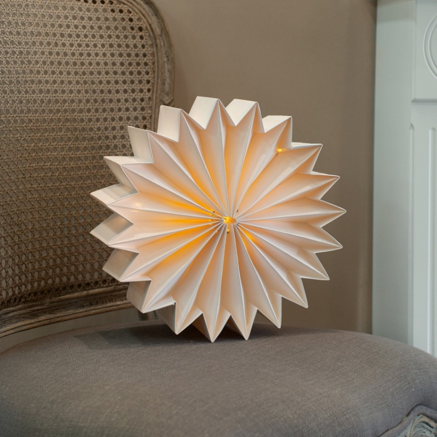 Brilagi - LED kerstdecoratie LED/2xAA 30 cm sneeuwvlok