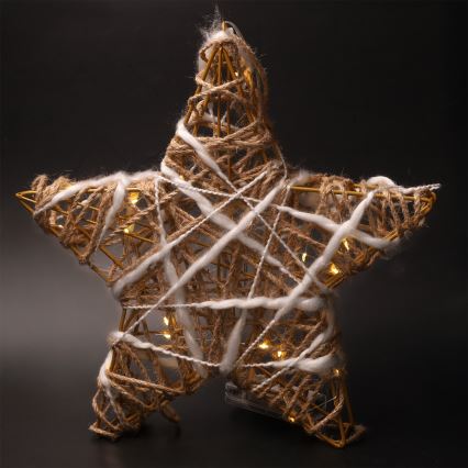 Brilagi - LED Kerstdecoratie LED/2xAA 30x28 cm ster