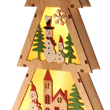 Brilagi - LED kerstdecoratie LED/2xAA kerstboompje