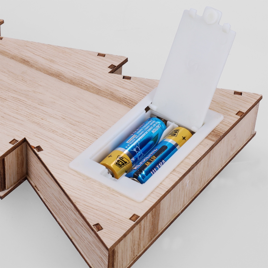 Brilagi - LED kerstdecoratie LED/2xAA kerstboompje