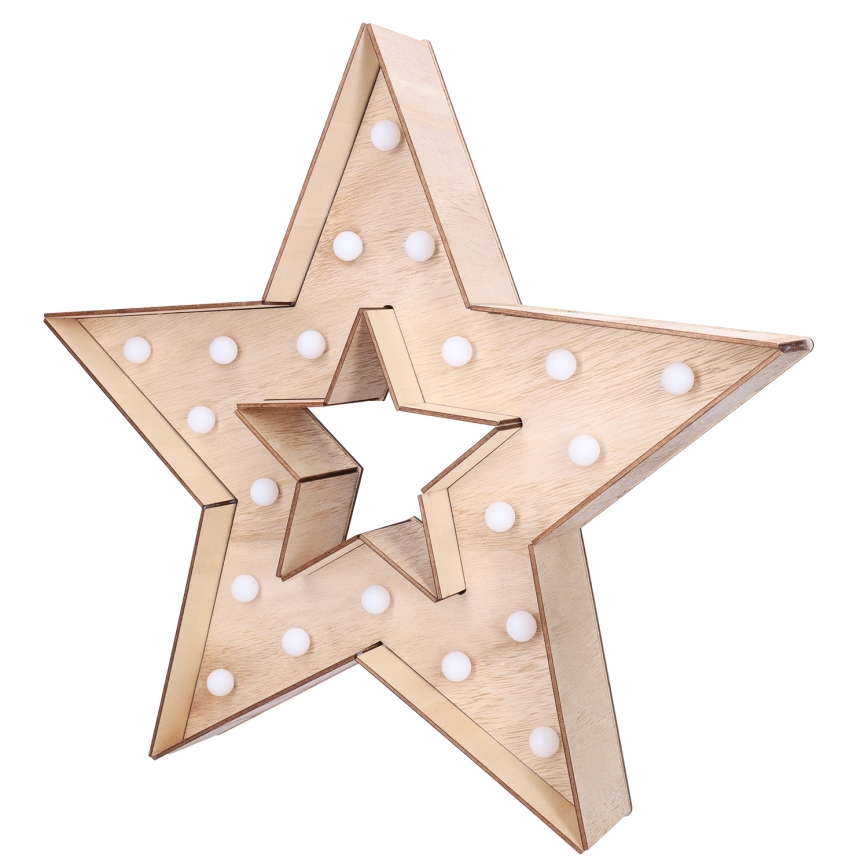 Brilagi - LED kerstdecoratie LED/2xAA ster