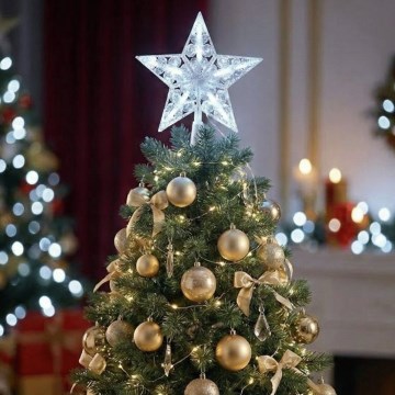 BRILAGI - LED kerstdecoratie LED/3xAA 17 cm ster koud wit