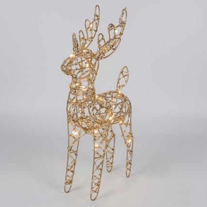 BRILAGI - LED Kerstdecoratie LED/3xAA 42 cm rendier warm wit