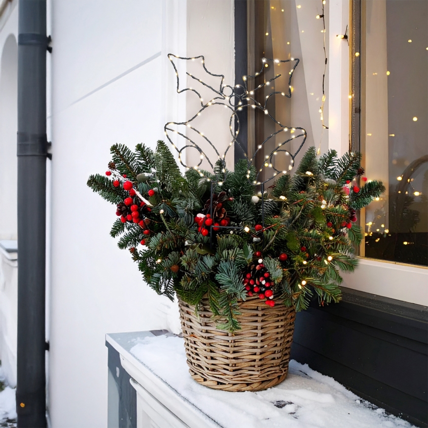 Brilagi - LED kerstdecoratie LED/3xAA IP44 kerstbelletjes