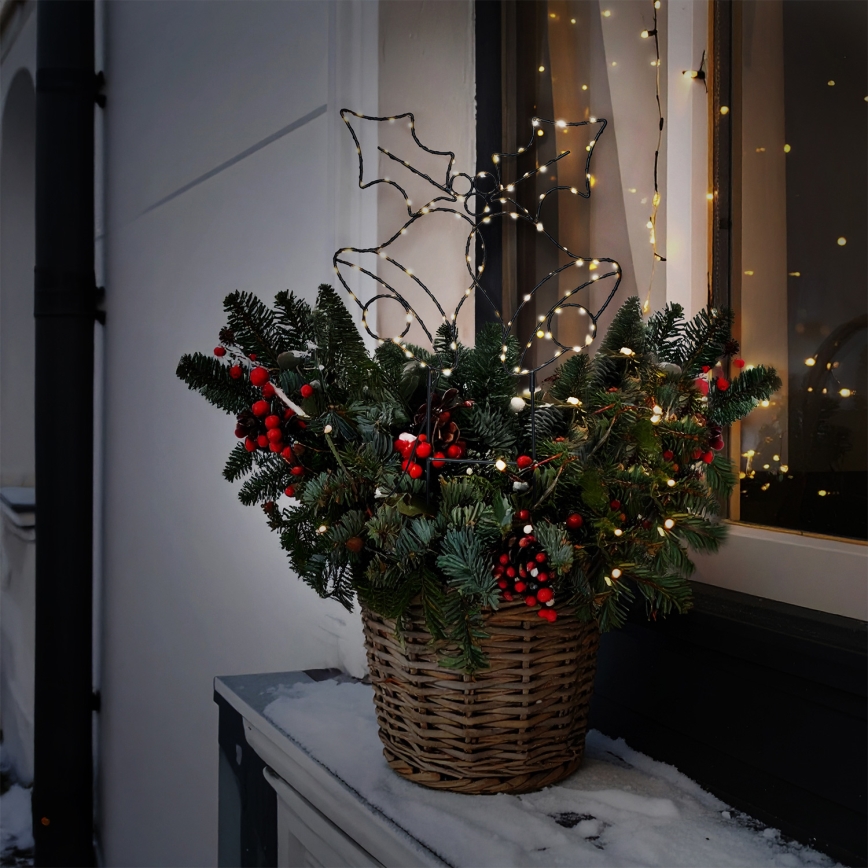 Brilagi - LED kerstdecoratie LED/3xAA IP44 kerstbelletjes