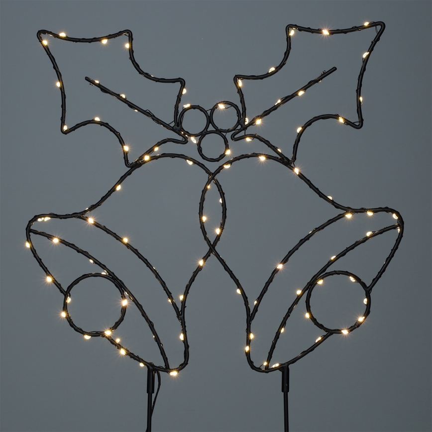 Brilagi - LED kerstdecoratie LED/3xAA IP44 kerstbelletjes