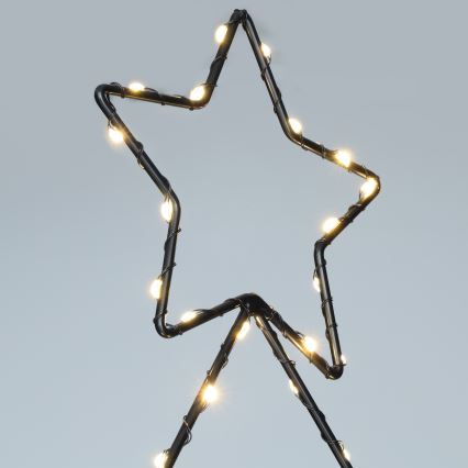 Brilagi - LED kerstdecoratie voor buiten LED/3xAA IP44 68x29 cm kerstboom