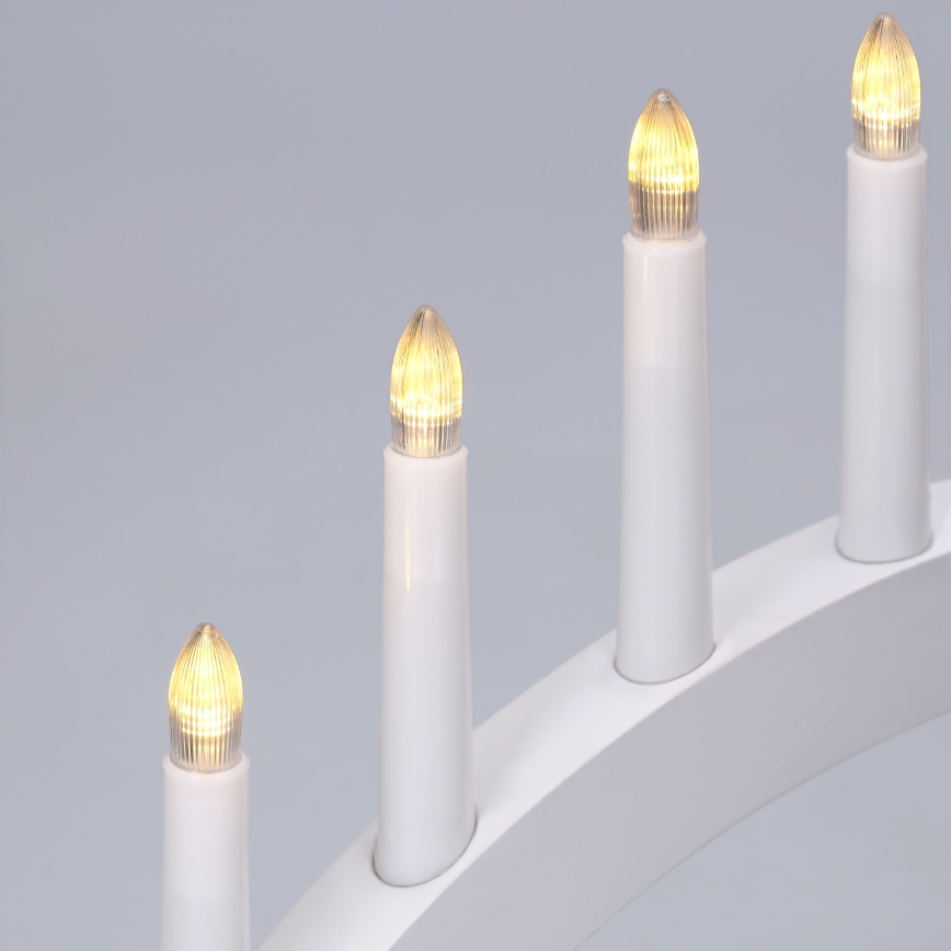 BRILAGI - LED kerstkandelaar 7xLED/2xAA wit