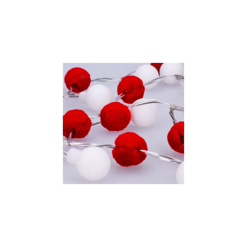 Brilagi - LED kerstsnoer 20xLED/2xAA 1,8 m warm wit