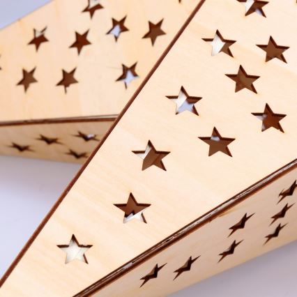 Brilagi - LED-kerstster, 59 x 55 cm, op 2x AA-batterijen