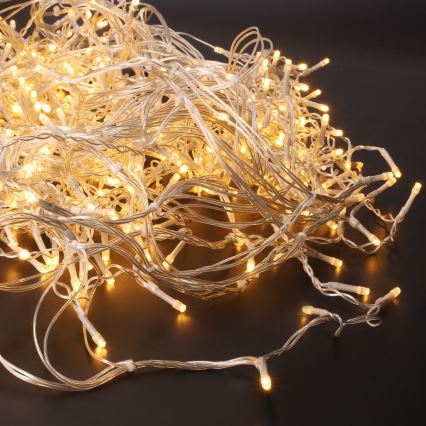 Brilagi - LED buiten kerstlichtsnoer 360xLED/8 functies 14m IP44 warm wit ijspegelverlichting