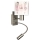 Brilagi - LED kinder flexibele wandlamp BOBO 1xE27/25W/230V + LED/3W mat chroom/wit/roze/balletschoenen