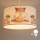 Brilagi - LED kinderhanglamp aan kabel BOBO 1xE27/60W/230V Ø 35 cm wit/dierenmotief