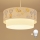 Brilagi - LED kinderhanglamp aan kabel BOBO 1xE27/60W/230V Ø 40 cm wit/beige/dierenmotief