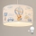 Brilagi - LED kinderhanglamp met kabel BOBO 1xE27/60W/230V Ø 35 cm blauw / beertjes