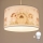 Brilagi - LED kinderhanglamp met kabel BOBO 1xE27/60W/230V Ø 35 cm roze/feeën