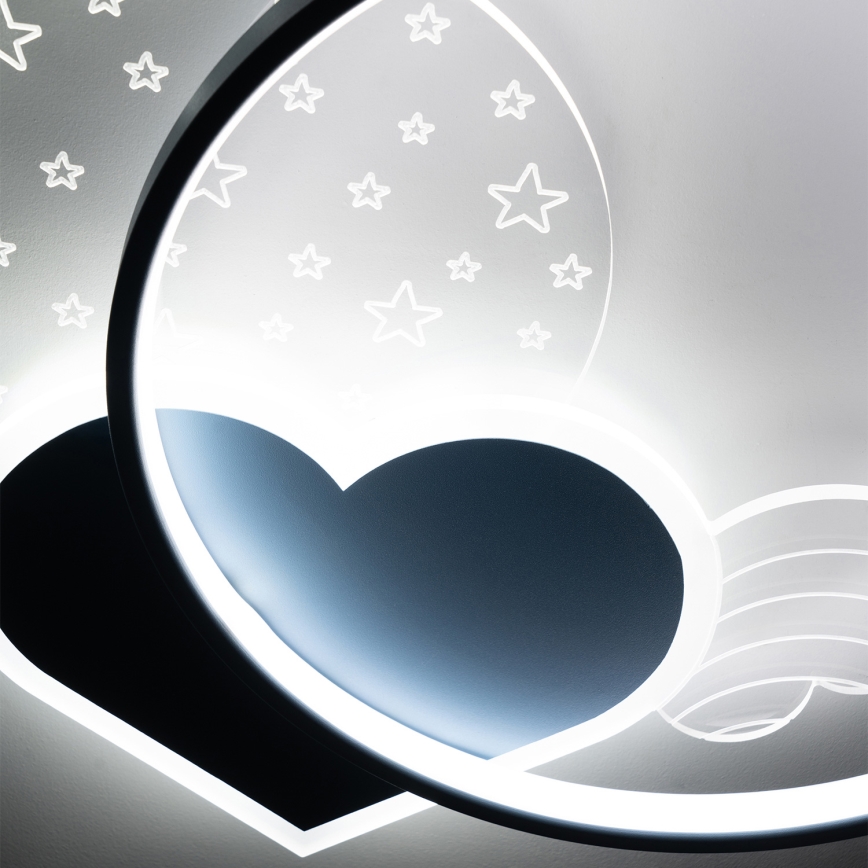 Brilagi - LED kinderplafondlamp LOVE LED/48W/230V 3000/4500/6000K blauw