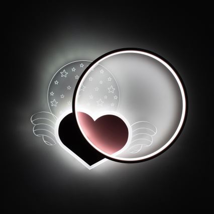 Brilagi - LED kinderplafondlamp LOVE LED/48W/230V 3000/4500/6000K roze