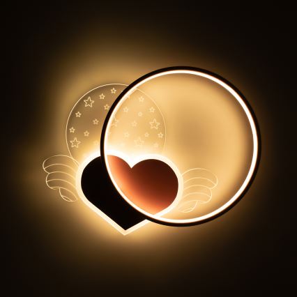 Brilagi - LED kinderplafondlamp LOVE LED/48W/230V 3000/4500/6000K roze