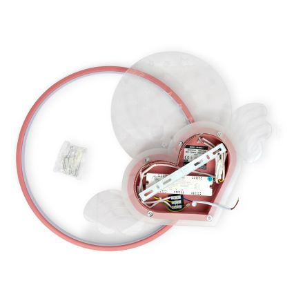 Brilagi - LED kinderplafondlamp LOVE LED/48W/230V 3000/4500/6000K roze