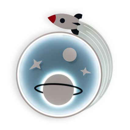 Brilagi - LED-plafonnière voor kinderkamer STARSHIP LED/64W/230V 3000/4500/6000K blauw
