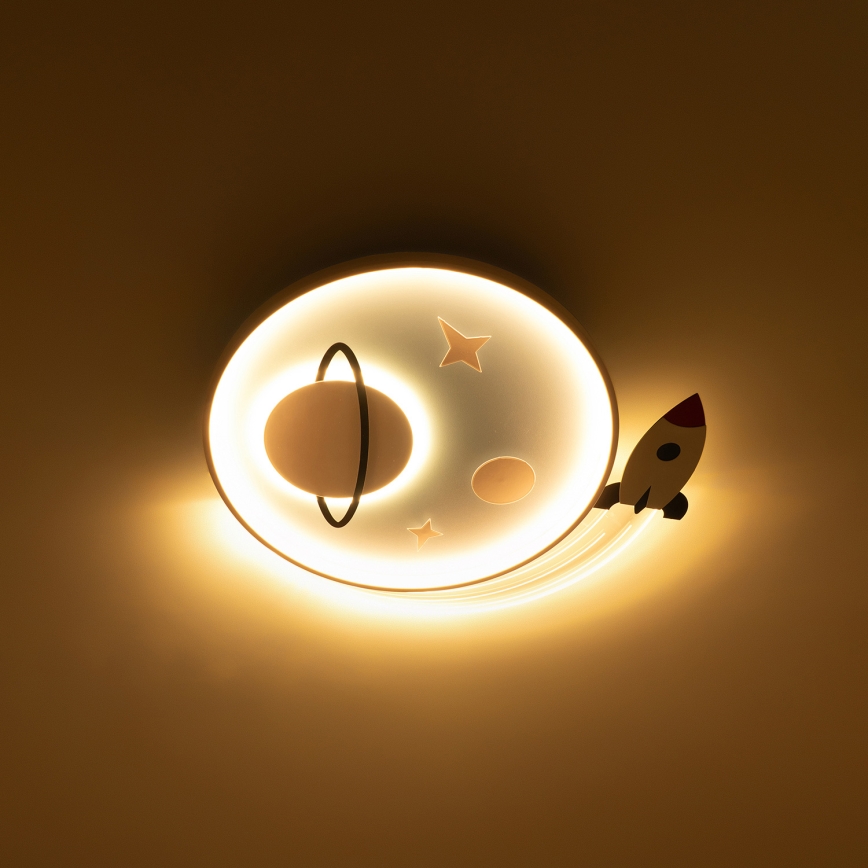 Brilagi - LED-plafonnière voor kinderkamer STARSHIP LED/64W/230V 3000/4500/6000K blauw