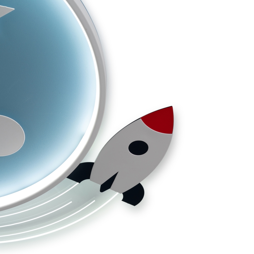 Brilagi - LED-plafonnière voor kinderkamer STARSHIP LED/64W/230V 3000/4500/6000K blauw