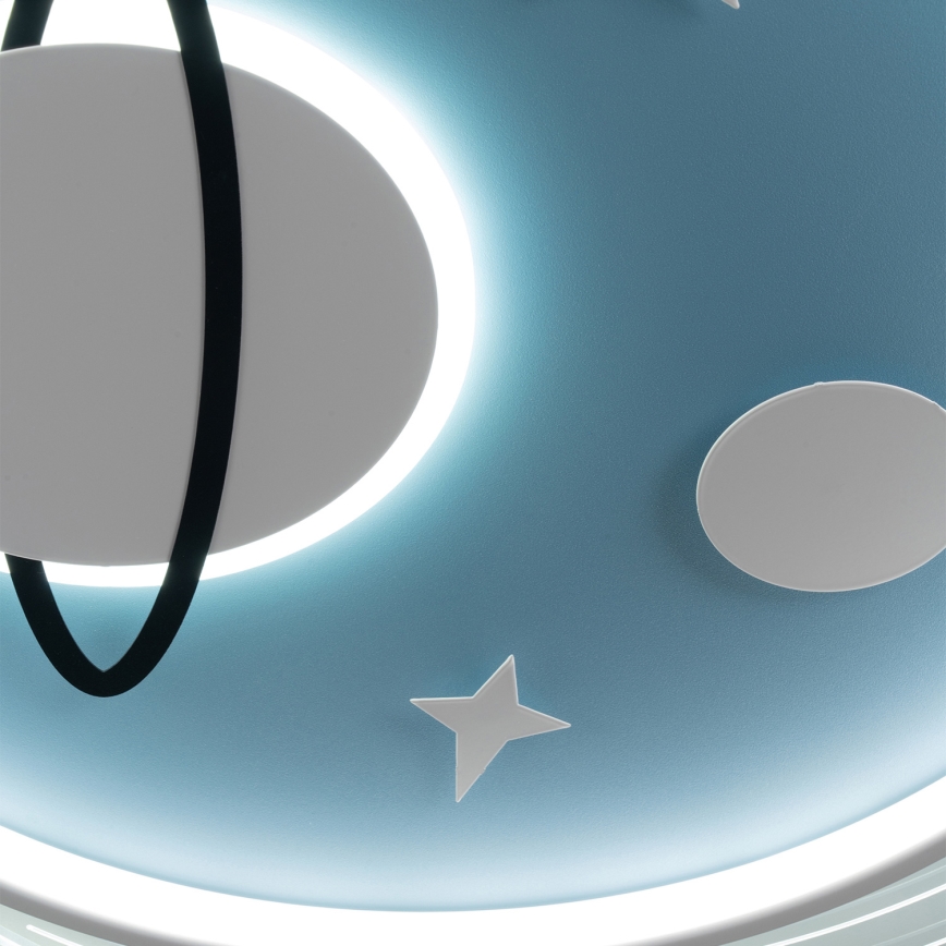 Brilagi -LED kinderplafondlamp STARSHIP LED/64W/230V 3000/4500K blauw