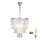 Brilagi - LED Kristallen hanglamp aan een ketting MOZART 4xE14/40W/230V glanzend chroom