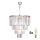 Brilagi - LED Kristallen hanglamp aan een ketting MOZART 5xE14/40W/230V glanzend chroom