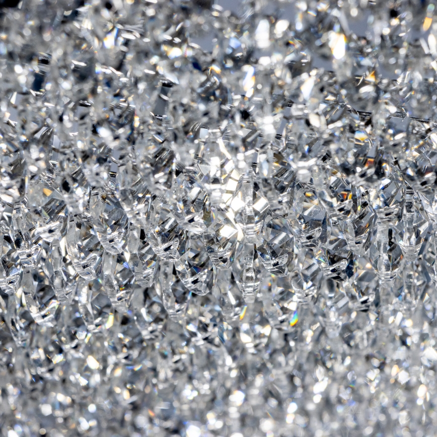 Brilagi - LED Kristallen hanglamp aan een koord GLAMOUR 5xG9/42W/230V