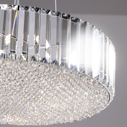 Brilagi - LED Kristallen hanglamp aan een koord GLAMOUR 5xG9/42W/230V