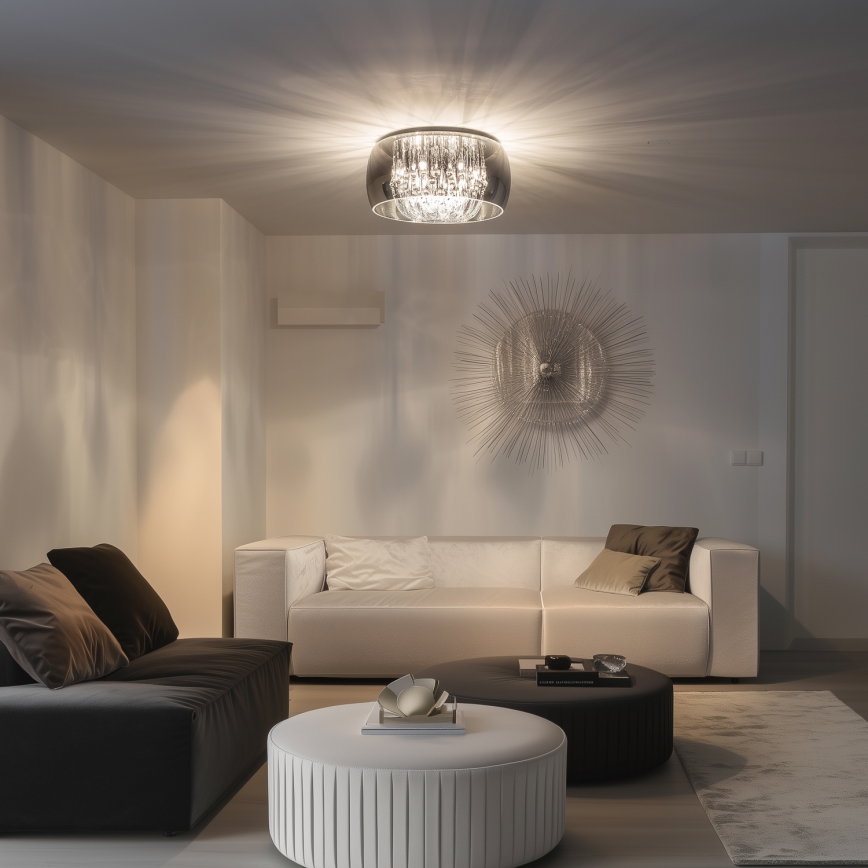 Brilagi - LED Kristallen plafondlamp JEWEL 6xG9/42W/230V
