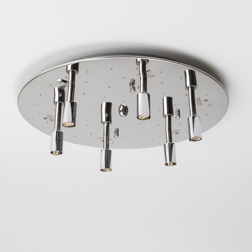 Brilagi - LED Kristallen plafondlamp JEWEL 6xG9/42W/230V