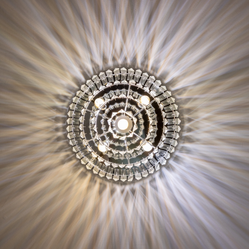 Brilagi - LED Kristallen plafondlamp MOZART 5xE14/40W/230V glanzend chroom
