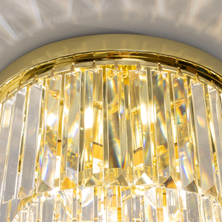 Brilagi - LED Kristallen plafondlamp MOZART 5xE14/40W/230V goud