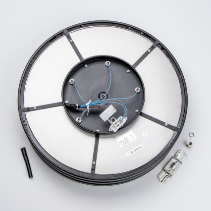 Brilagi - LED Kristallen plafondlamp VELURE 5xE14/40W/230V zwart