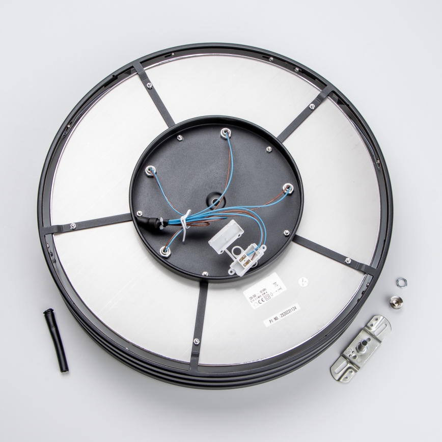 Brilagi - LED Kristallen plafondlamp VELURE 5xE14/40W/230V zwart