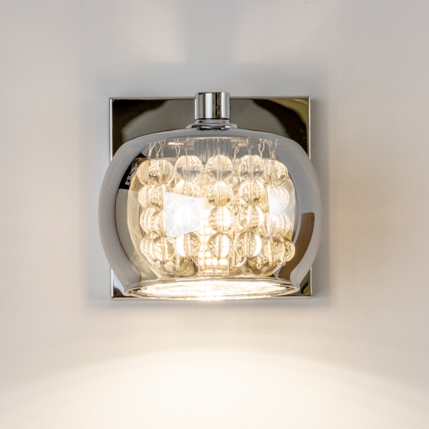 Brilagi - LED Kristallen wandlamp JEWEL 1xG9/42W/230V
