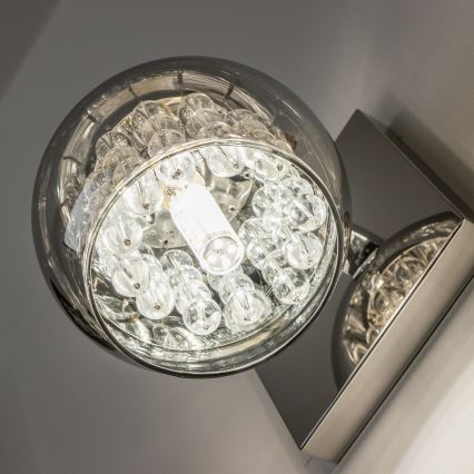 Brilagi - LED Kristallen wandlamp JEWEL 1xG9/42W/230V