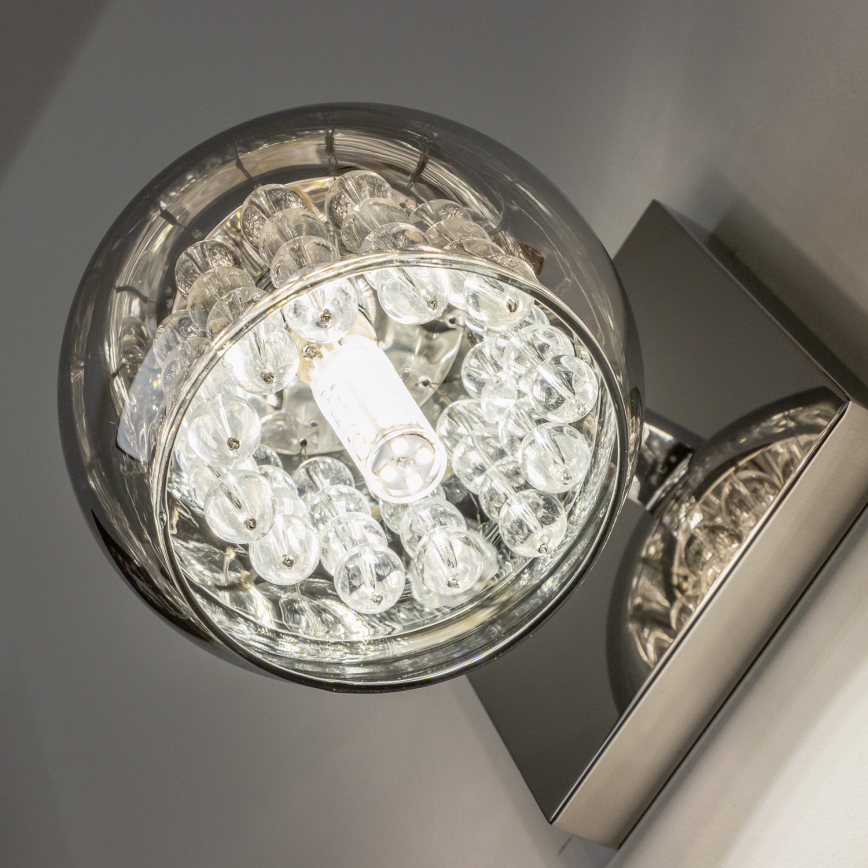 Brilagi - LED Kristallen wandlamp JEWEL 1xG9/42W/230V