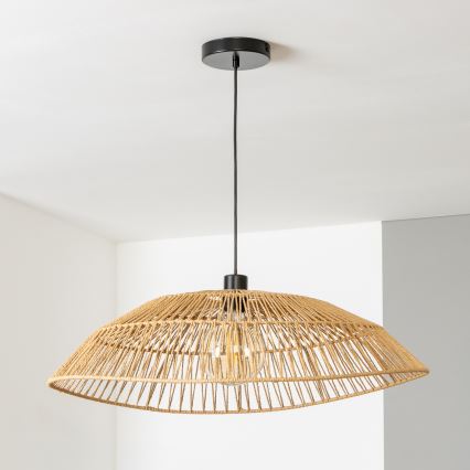 Brilagi - LED-kroonluchter aan kabel CERIA BOHO 1xE27/40W/230V Ø 70 cm bruin