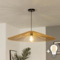 Brilagi - LED-kroonluchter aan kabel CERIA BOHO 1xE27/40W/230V Ø 90 cm bruin