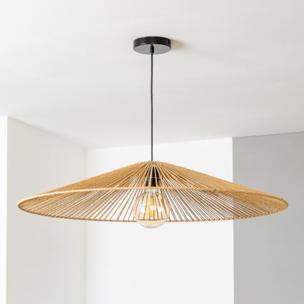 Brilagi - LED-kroonluchter aan kabel CERIA BOHO 1xE27/40W/230V Ø 90 cm bruin