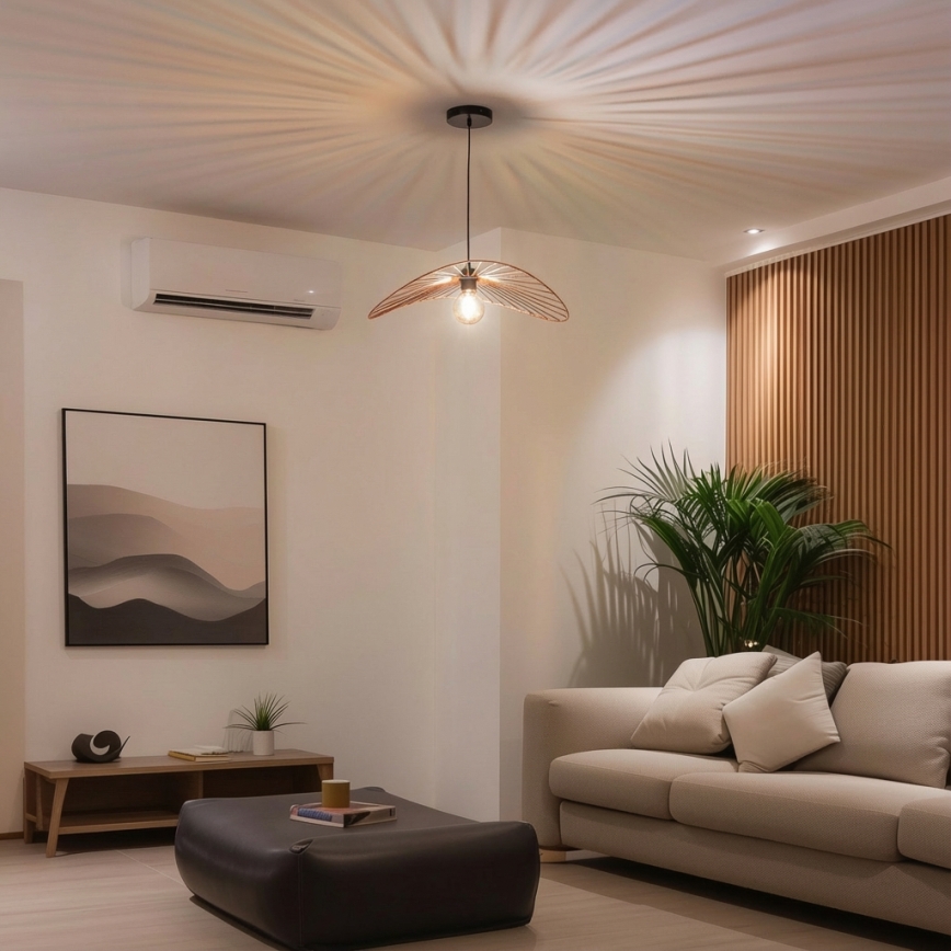 Brilagi - LED-kroonluchter aan kabel CERIA WIRE 1xE27/40W/230V 40x56 cm brons