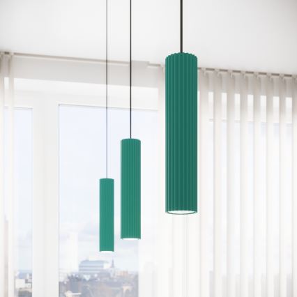 Brilagi - LED-kroonluchter aan kabel CRESTO 1xGU10/10W/230V turkoois