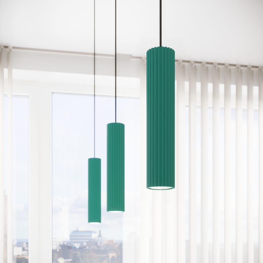 Brilagi - LED-kroonluchter aan kabel CRESTO 1xGU10/10W/230V turkoois